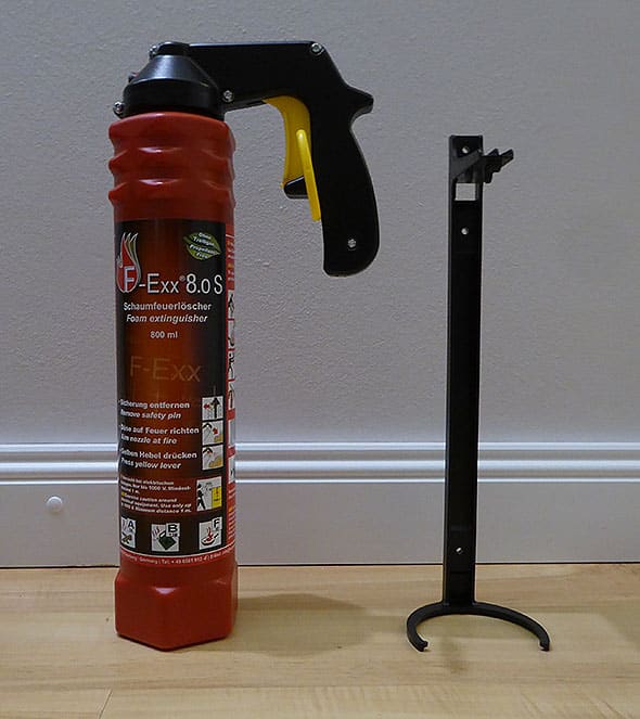 Leichter Feuerlöscher für mehr Sicherheit zu Hause •